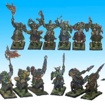 Da Savage Orcs boar boyzz by kuroboy
