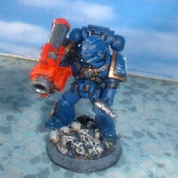 ultramarine rocket launcher by agingbrush
