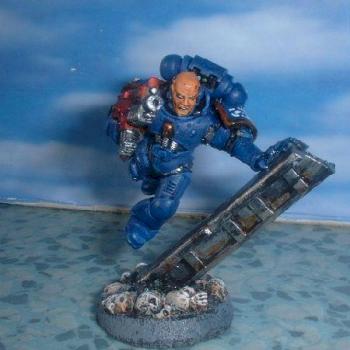 ultramarine leaping by agingbrush