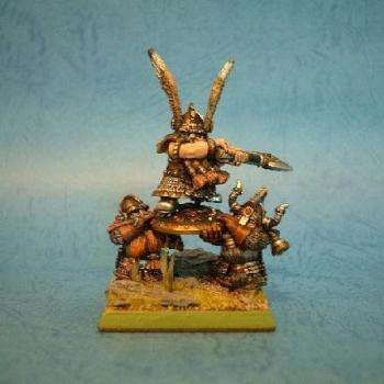 Dwarf King Alrik and Shieldbearers by dragonyim