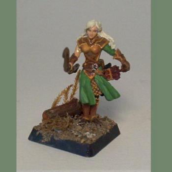 Lorielle silverain, elf archer by Kyra