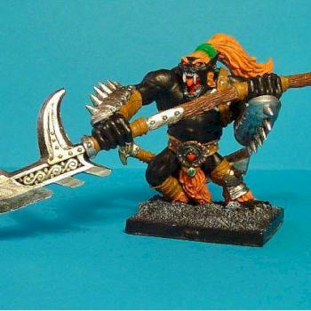 Guerrier Orque noir by Crad le barbare