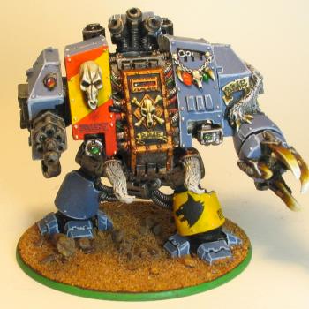 Space Wolf Dreadnaught by studio222miniatures
