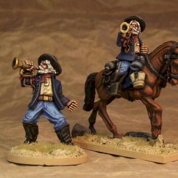 7th Cavalry Musician (foot & mounted) by dazler269