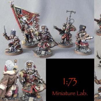 Command Squad Vostroyan Imperial Guard by 1a73MiniatureLab