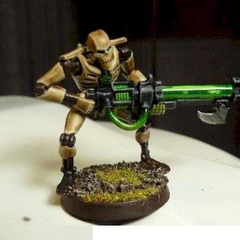 Ceramic necron warrior by soad39