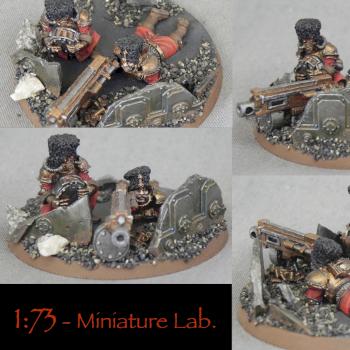 Heavy Bolter Squad Vostroyan Imperial Guard by 1a73MiniatureLab