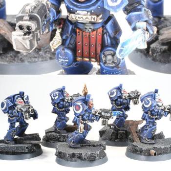 Ultramarines Terminator Squad by TKNY