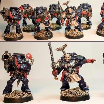 Crimson Fists Scouad by jij66
