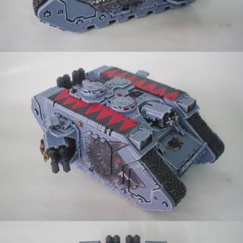 Space Wolves Land Raider by Zuzu