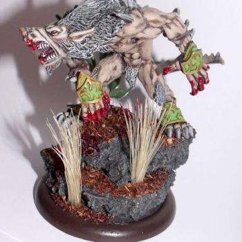 Hordes Feral Warpwolf from Circle by Gunnbjorn