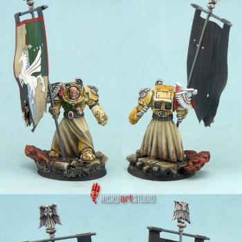Dark Angels Deathwing Terminator Standard Bearer by MiG