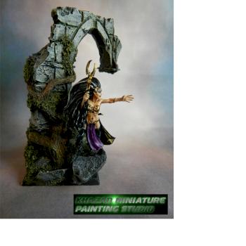Dark Elf Sorceress by Emilys Miniatures