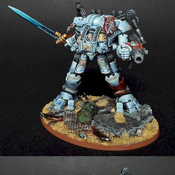 Grey Knight Nemesis Dreadknight with Sword by BloodyBeast.com