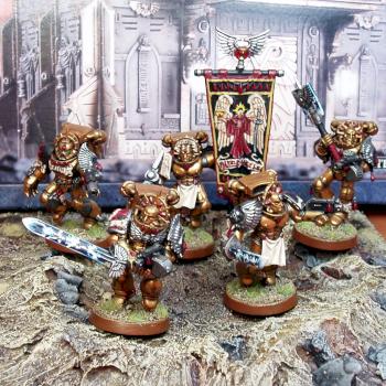 Blood Angels Sanguinary Guard by vitor
