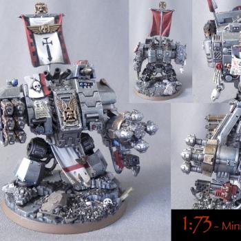 Grey Knights Dreadnought by 1a73MiniatureLab