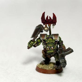 Ork Nob with Big Shoota by xxxstc3