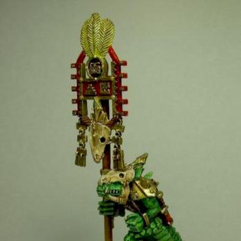 Temple Guard Standard Bearer by Quetzalcoatl