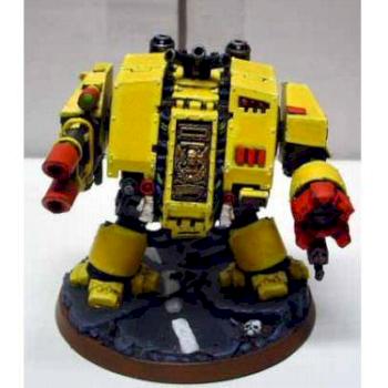 Imperial Fists Dreadnought! by TripleRoyale