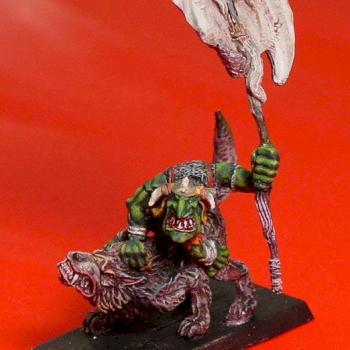 Goblin Wolf Rider by Mortag
