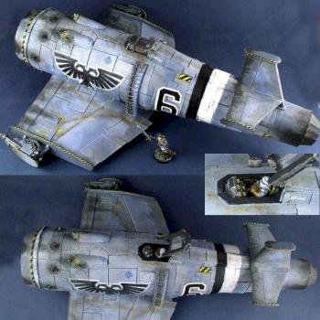 Scratchbuilt Imperial Deep-Space Fighter by Hortwerth
