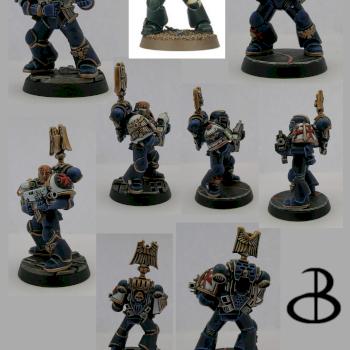 My version miniatures space marine Dark Vengeance 2 by bonecamp1779