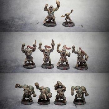 Blood Bowl Orc Team by Matpaint
