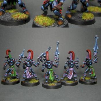 Eldar Dire Avengers by Ipaintyourstuff