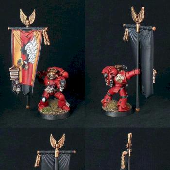 Blood Angels Standard Bearer by Ardhir
