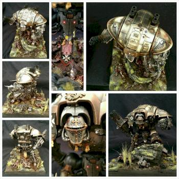 Black Templars Imperial Knight by jbeano