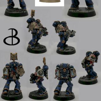 My version miniatures space marine Dark Vengeance by bonecamp1779