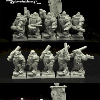 Dwarves Cannoneers set by Scibor