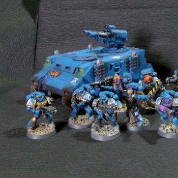 Ultramarine détachement by Jeff-Painting