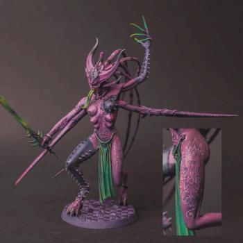 Greater daemon of slaanesh by Flasher
