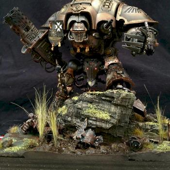 Black Templars Imperial Knight by jbeano
