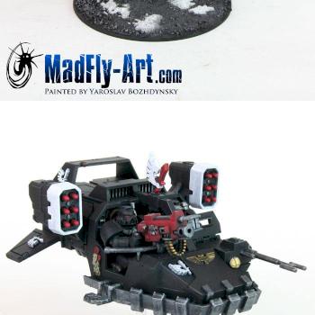 Ravenwing Land Speeder Typhoon by MadFlyArtStudio