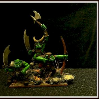 Group of old school orks by Reiner