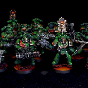 Horus Heresy Salamanders Veteran Tactical Squad by Awaken Realms