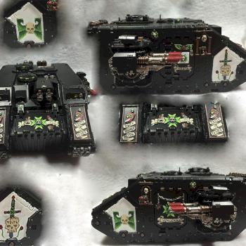 Emerald Crusaders Land Raider by stokerd