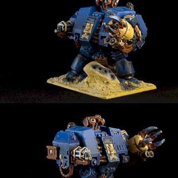 Space Marine Dreadnought by hurtone