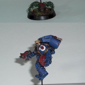 Ultramarines Assault Squad Sergeant by Rogan