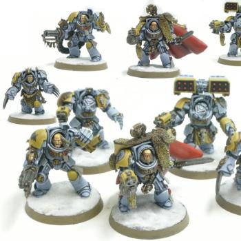 Space Wolf Terminators by watchingpaintdry