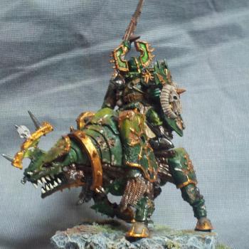 Lord of Nurgle on Juggernaut by jurassicjoel