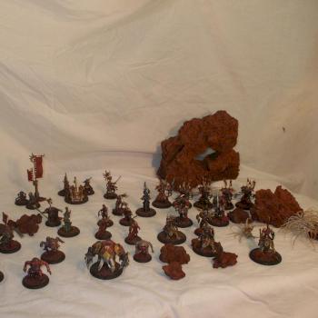Skorne Army by jabbrewoki