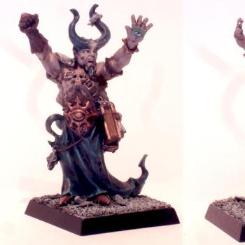 Warhammer Games day 2010 Chaos Sorcerer by Emma Robinson