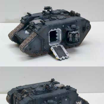 Land Raider Huargos Invernales Con Iluminacion by Morzo