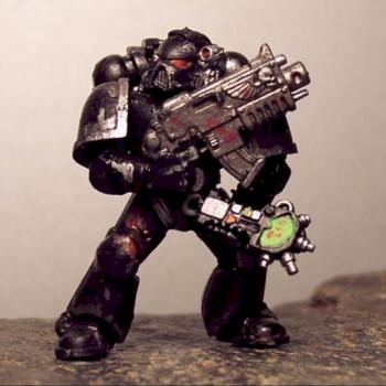Space Marine Dark Liberator by MonkeySeeMonkeyPaint