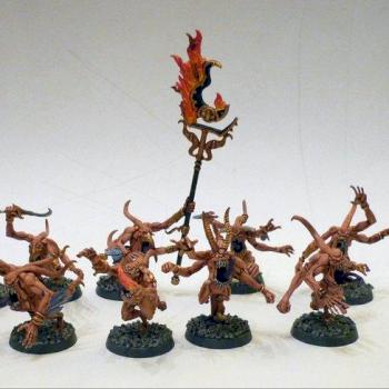 Pink Horrors of Tzeentch by Aldar