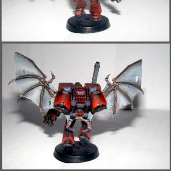 Test Blood Angel Assault Marine by DomX