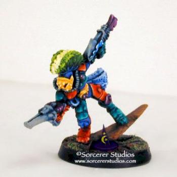 Eldar Harlequin Trooper by Cleven